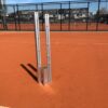 Aluminium netpalen Koker-model Export 2 Tennisnetpalen aluminium voor buiten